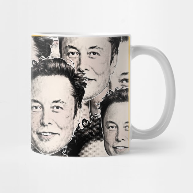 Elon Musk Collage ∆†∆†∆ 90s Style Aesthetic Design by DankFutura